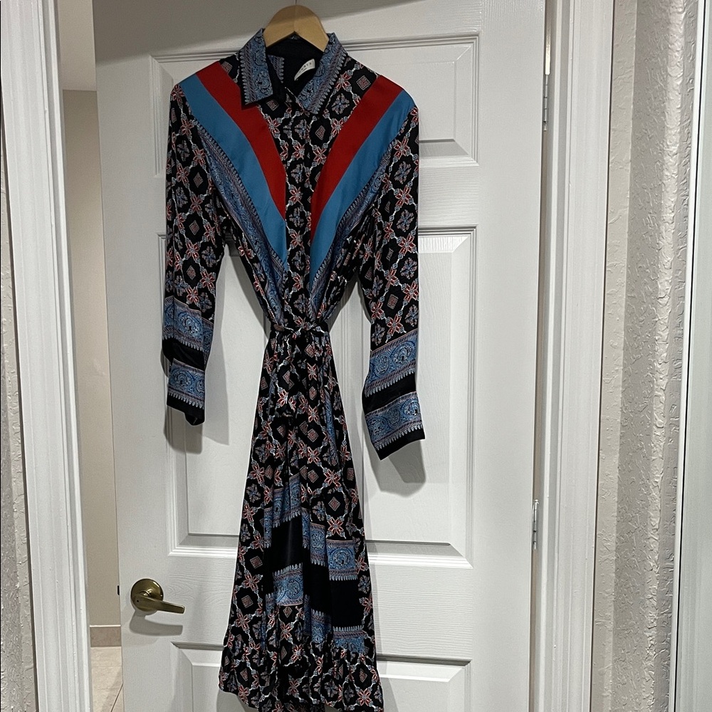 Elegant Sandro Patterned Dress